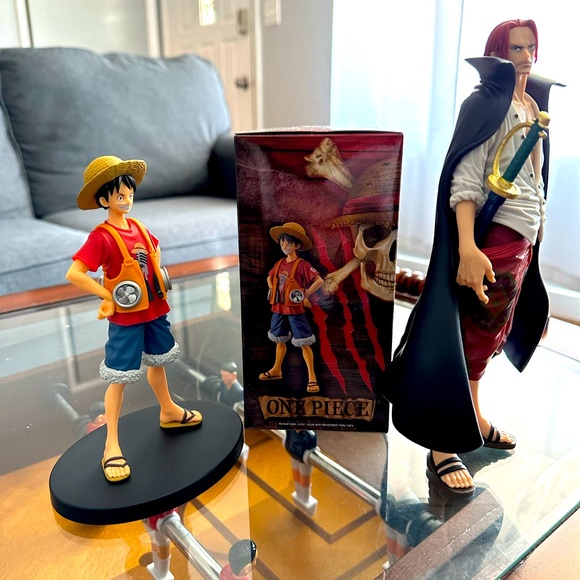 Grandline Luffy DXF Statue One Piece Res Shanks DXF Statue 9.1 Inches